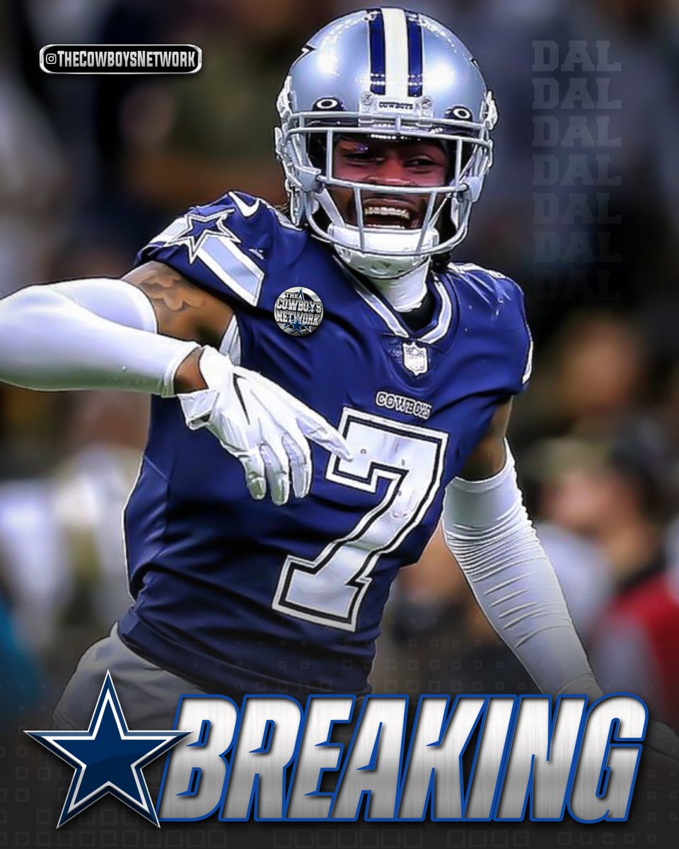 BREAKING: #Cowboys and Pro Bowl CB Trevon Diggs finalizing a 5th-year, $97M contract extension ✭
