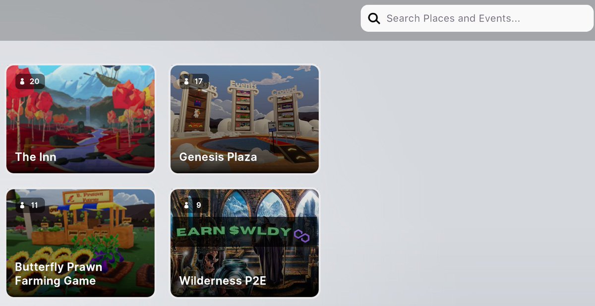 VRM download button now directly from the <a href="/decentraland/">Decentraland</a>  client app! This is amazing! 

Put it to use in <a href="/hyperfy_io/">Hyperfy</a> right away...

Also new search bar added for events and locations!