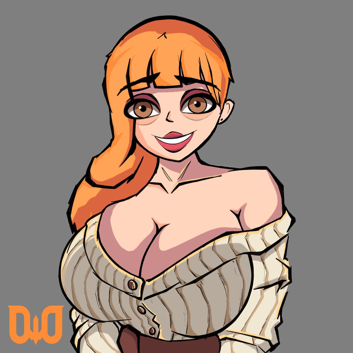 Fukvr0's tweet image. Man how I love orange hair 🍊🍊🍊