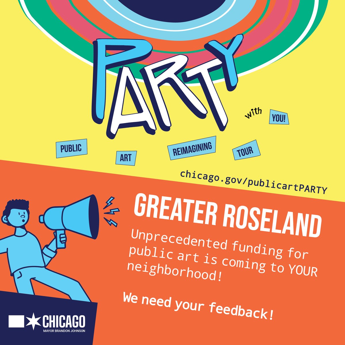 Join PARTY this weekend at Wonder of Words Literary Festival!

In collaboration with #PullmanArts &amp; featured artist William Estrada <a href="/werdmvmnt/">William Estrada</a>

Sat July 29, 12-3pm
Dr. Conrad Worrill Track &amp; Field Center
10201 S Cottage Grove Ave

#PublicArt #Chicago #GreaterRoseland #Pullman