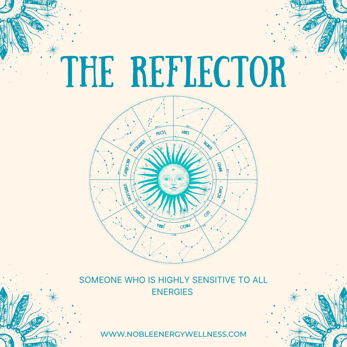Introducing The Reflector. 🌌✨

Highly receptive and sensitive to energies, Reflectors reflect their true nature. Embrace open awareness, unlock possibilities, and find empowerment.

Concluding The 5 Ways of Being. 

Learn more: nobleenergywellness.com/book-an-appoin…

#TheReflector