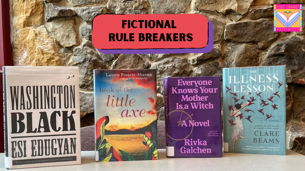 lislelibrary's tweet photo. The characters in these books don’t just bend the rules, they break them: https://t.co/IgxgV7xFGZ. @clarebeams #Rebels #RuleBreakers #Rules #RuleBreaking #BookRecommendations #BookTWT #BookTwitter https://t.co/O143rIMjCn
