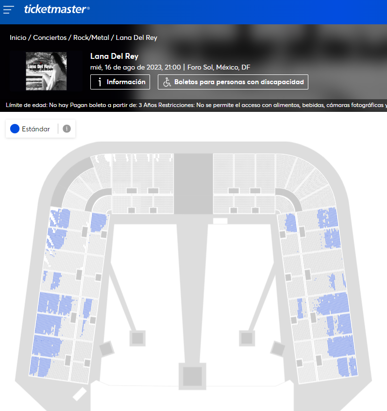 mx_tickets's tweet photo. ⭐️⭐️Lana del Rey 2da fecha CDMX⭐️⭐️

🚨Actualización de boletos disponibles:

Nar y Ver C - AGOTADOS
Nar B - 1,250
Ver B - 450
Nar A - 4,250
Ver A - Muy pocos (270)
GRAL A y B - Disponibles 

#ldr #forosol #ticketmaster #boletos #2dafecha https://t.co/qSyGQTANH8