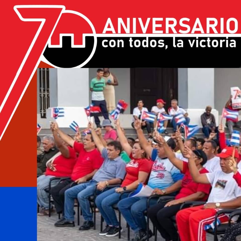 comunales_jg's tweet photo. #Cuba ,Inperturbable seguira su marcha hacia adelante por el camino trazado aquel inolvidable 26 de. Julio #70Moncada #FidelPorSiempre  #ConTodosLaVictoria  #JagueyEnVictoria #MatancerosEnVictoria  @DomingoHer31468 @IvnMartnezIzqu1 @LuzardoMagdiel @SunyGarca1 https://t.co/RCRDZtoTJd