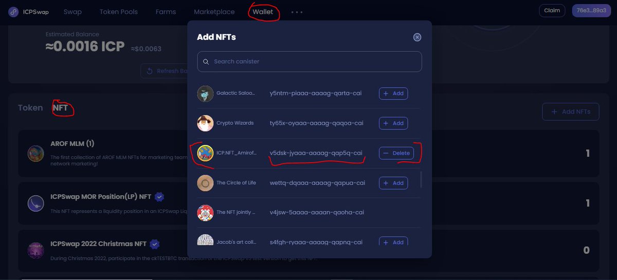 icpnft2's tweet photo. Friends who participated in the last #voting, please check your wallets and see your prizes.🫡

1. Connect the wallet to the @ICPSwap  platform
2. In the wallet section - #NFT - activate the collection of #AMIROF NFTs of the second chapter

#ICP #DAO #memecoin #BABYAROF https://t.co/y23lbzutec