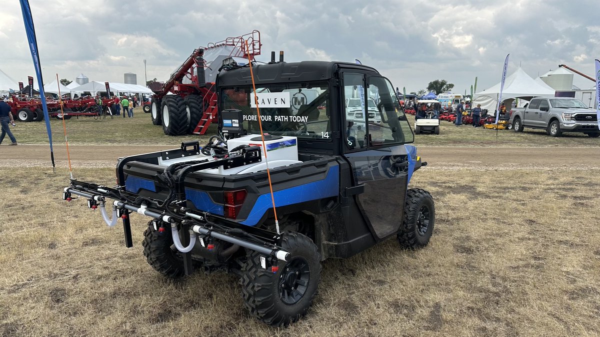 RavenIndustries's tweet photo. We had a lot of good conversations about upgrading your technology on existing machines on the #PathToAutonomy at Ag in Motion last week! Thank you to all who stopped by our booth. Learn more about RCM, Hawkeye 2, and other technologies here: https://t.co/gHGoXxT1ax. #AIM23 https://t.co/bMVsmIt4Vm