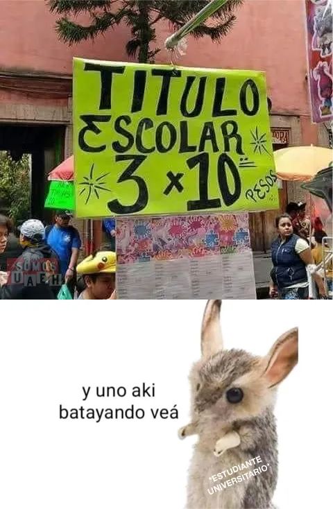 Ya no ocupas terminar la tesis