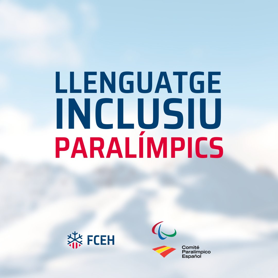 fceh_cat's tweet photo. ⛷Vols saber quina és la terminologia adequada que has de fer servir per referir-te a les persones amb discapacitat o que practiquen un esport paralímpic i formen part del camp de l'esport? Aquí tens alguns exemples👀👇 #fceh #esportshivern #llenguatgeinclusiu @Paralimpicos https://t.co/S9hIUQh2yU