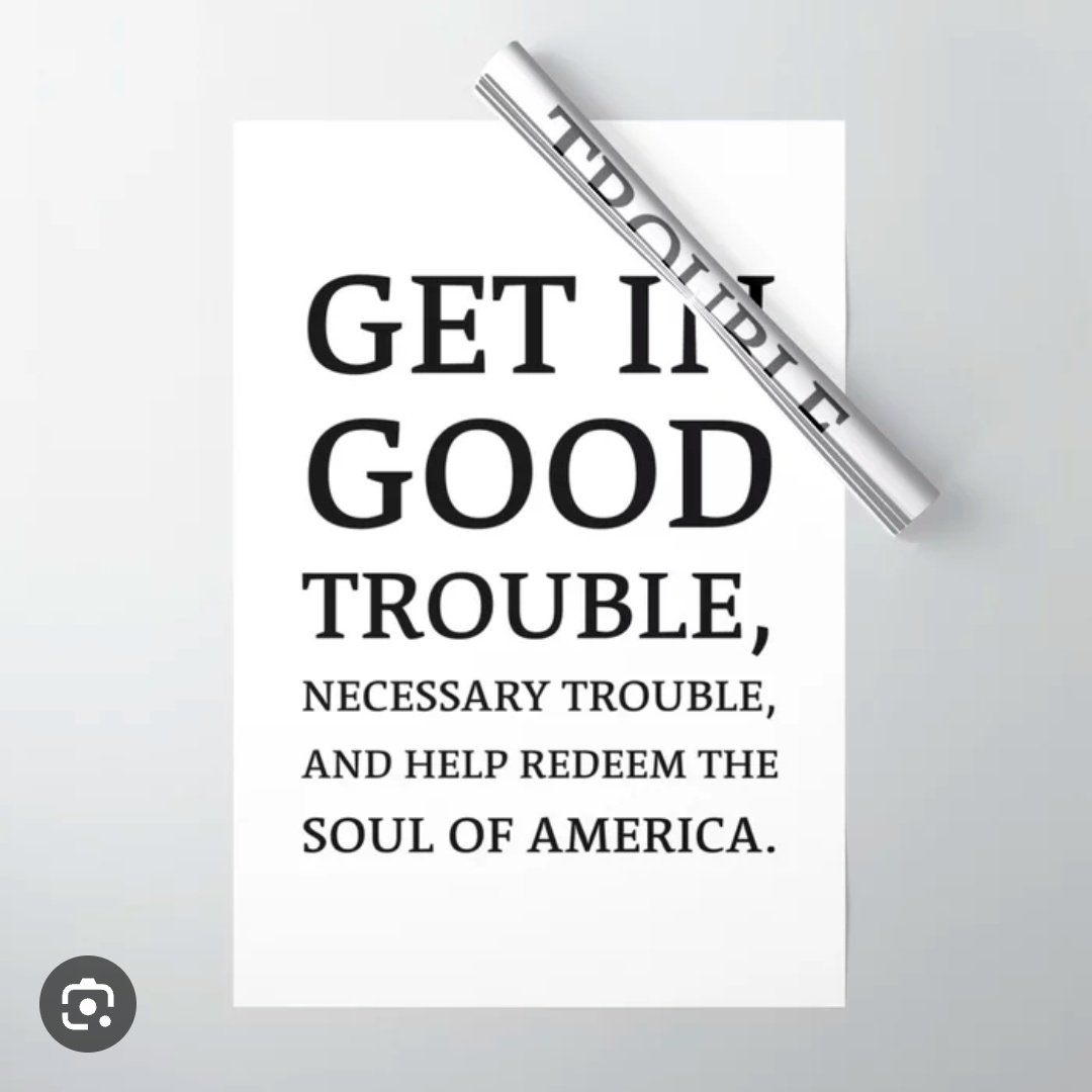 Regina51850721's tweet image. Everyone Enjoy Your Day Get In Good Trouble Necessary Trouble And Help Redeem The Soul Of #America #JohnLewis #ImWithHim ⚖️