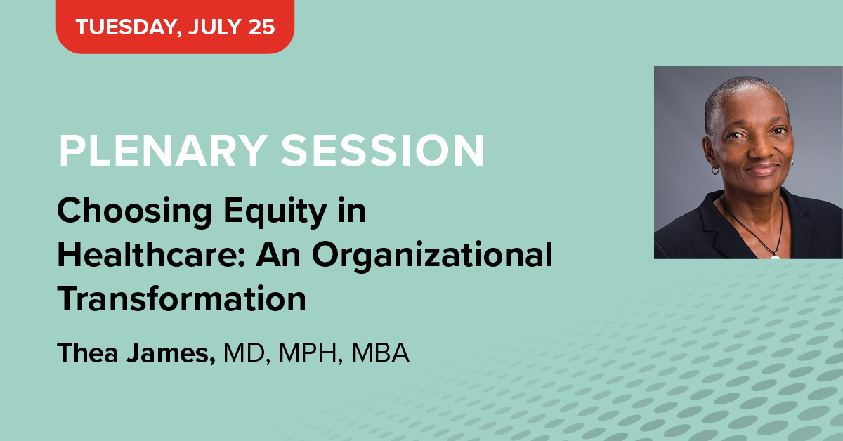 Join Thea James, MD, MPH, MBA to explore the reckoning of racism in America in 2020 and its intersectional impact on health, healthcare delivery, and medical education in Choosing Equity in Healthcare: An Organizational Transformation. #2023AACC ow.ly/Yowk50PfBfp