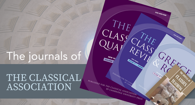 Enjoy free access to a new collection of research highlights from the journals of the Classical Association. Where not already OA, research is free to read and download until 31 August. cup.org/3pIo54w
<a href="/Classical_Assoc/">The Classical Association</a> <a href="/Classics_Review/">Classical Review</a> #Classics