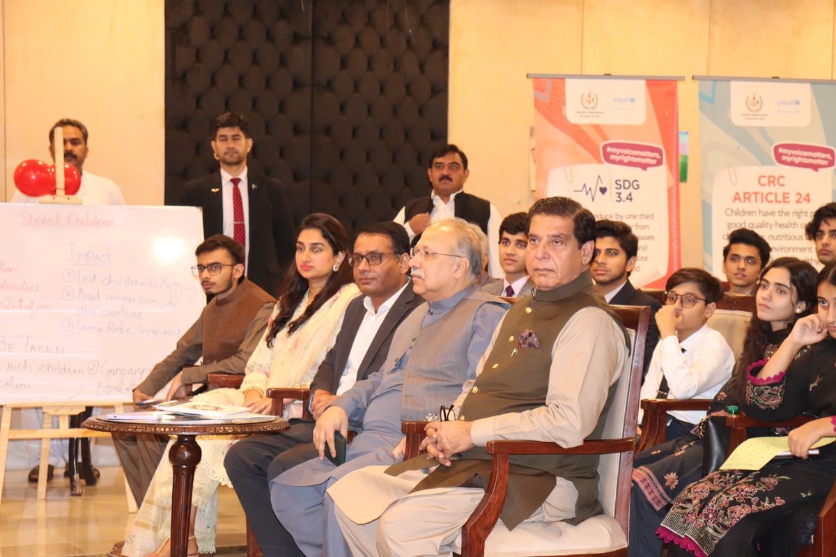 NCRC_Pakistan's tweet photo. Honored to have Speaker @NAofPakistan @RPAPPP at the children's consultation! Emphasizing the significance of child participation; he highlighted that there should be #EqualOpportunities 4 boys & girls. Let's unite to empower every child's voice to shape a more inclusive society. https://t.co/AZ7ULkqTds