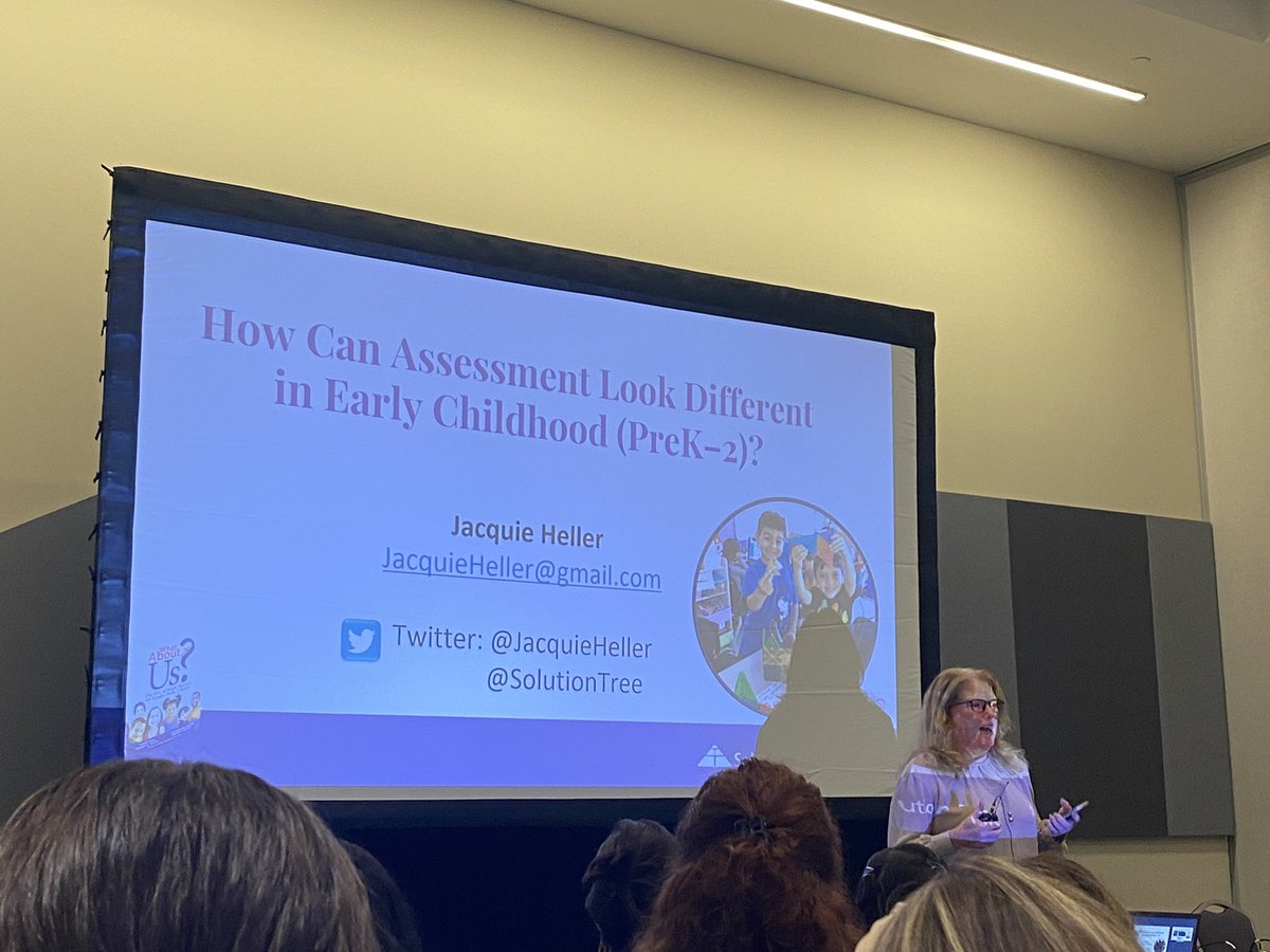 MrJoshKelley's tweet photo. Can’t wait to learn from @JacquieHeller on assessment in PK-2!! @RoarkEarly is in the room!! #packedroom @SolutionTree #atPLC https://t.co/qYvIMD4YU1