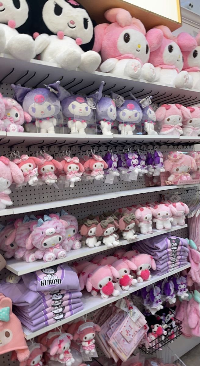 date idea: we go shopping in the my melody and kuromi section