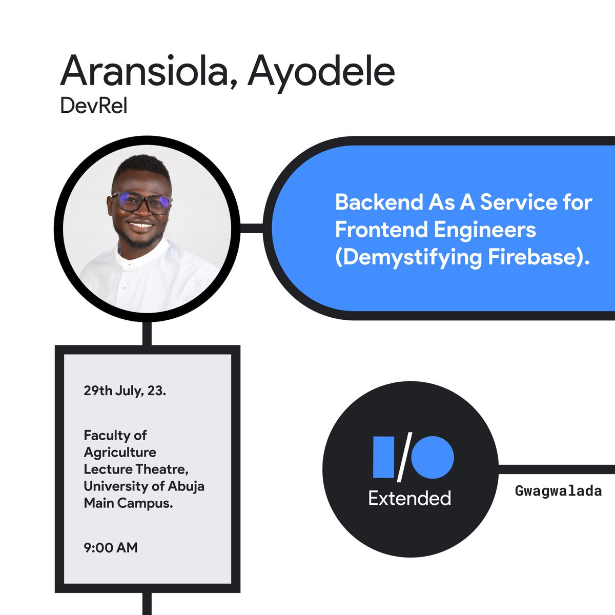 GDGGwags's tweet photo. Meet Aransiola Ayodele at #IOextendedGwagwalada23. 

@LeomOfThings is a devRel engineer with an extensive background in frontend development, technical writing, technical project management, community management, and the founder of Leom Technologies Limited. https://t.co/waIqYwHBZS
