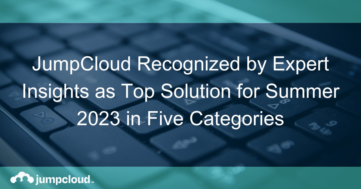 JumpCloud's tweet photo. We've been named a Top Solution for Summer in:

🏆 Business Password Management

🏆 Identity and Access Management (IAM)

🏆 Mobile Device Management (MDM)

🏆 Password Policy Enforcement Software

🏆 Privileged Access Management (PAM)

More info: https://t.co/CcrKdQsuXb https://t.co/rzWzCkcc0Y