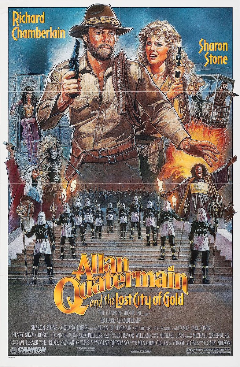 ShatTheMovies's tweet photo. In our first back-to-back reviews of a film and its sequel, Shat The Movies presents "Allan Quatermain and The Lost City of Gold," the 1986 flop that answers the question: "what if leftover French fries were a movie?” https://t.co/pUOUePQoqZ https://t.co/Vjr5YHWjeS
