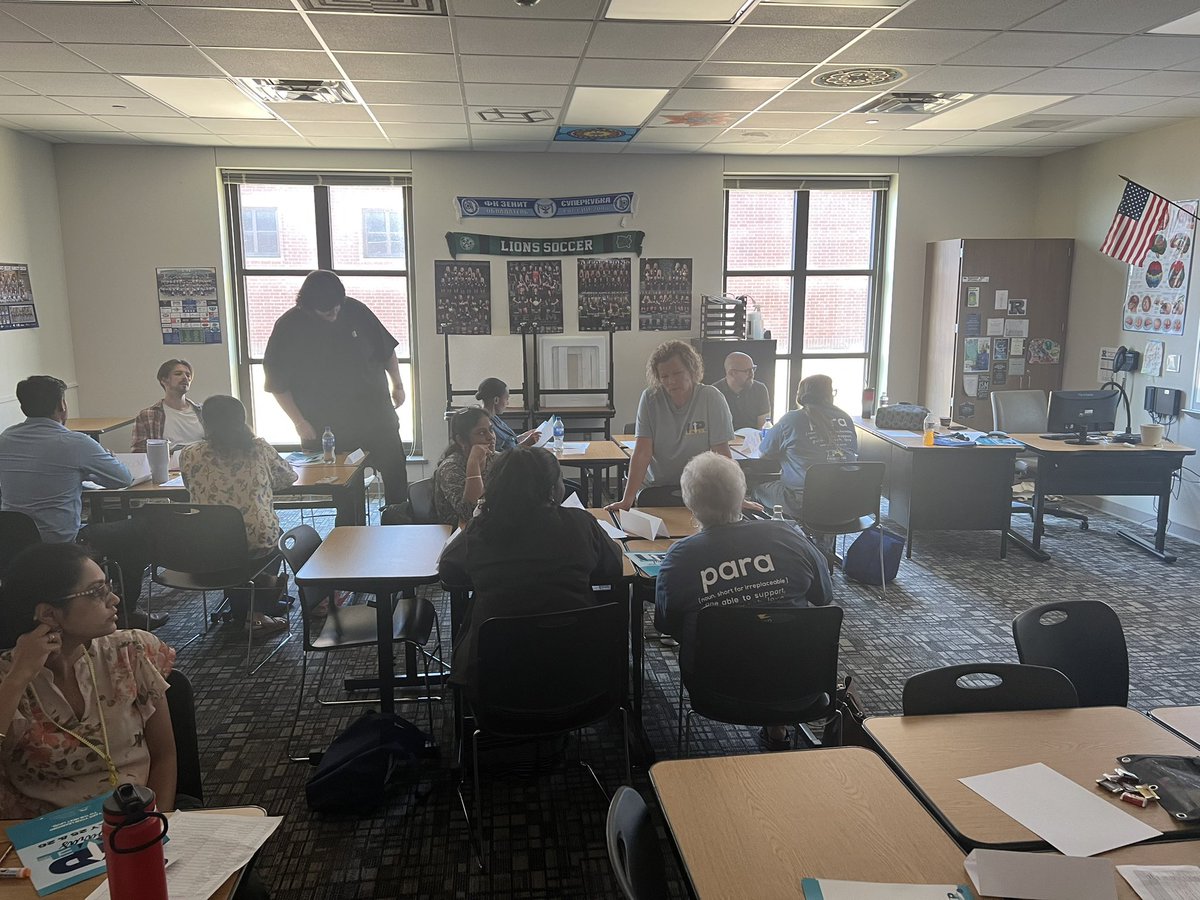 gmjackson's tweet image. @VickiBaughman1 is leading some great learning for our @frisco_sped paraprofessionals!! #nextlevellearning #levelupfisdsped