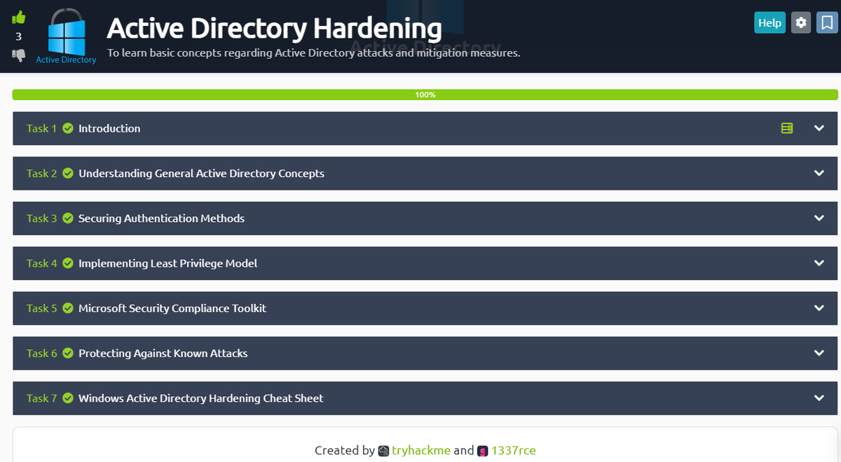 NEW FREE ROOM: Start your AD hardening journey by exploring various methods to safeguard an AD environment from cyber threats.

Gain an overview of hardening through:
🤝 Group Policy Objects
🔐 Secure Authentication Methods
🔧 Microsoft Compliance Toolkit

hubs.la/Q01YMN940