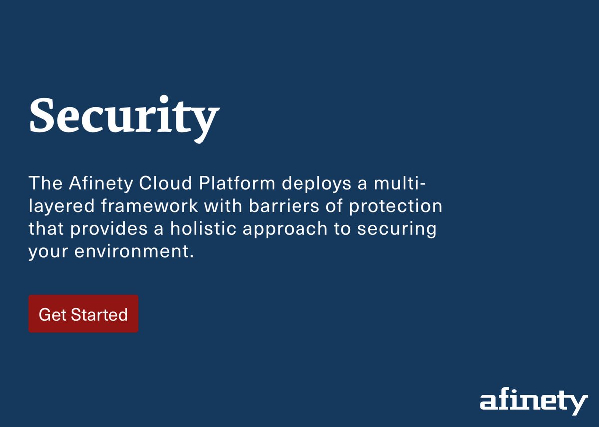 Afinety's tweet photo. Your firm's sensitive data must be secure from active #cyberthreats and bad actors.

Here are some of Afinety's core #security solutions:

- Multi-factor Authentication (MFA)
- Data Encryption
- Vulnerability Scanning
- Email Security

Access the full list:https://t.co/EARm4rU4eQ https://t.co/MaO6r6dfBV