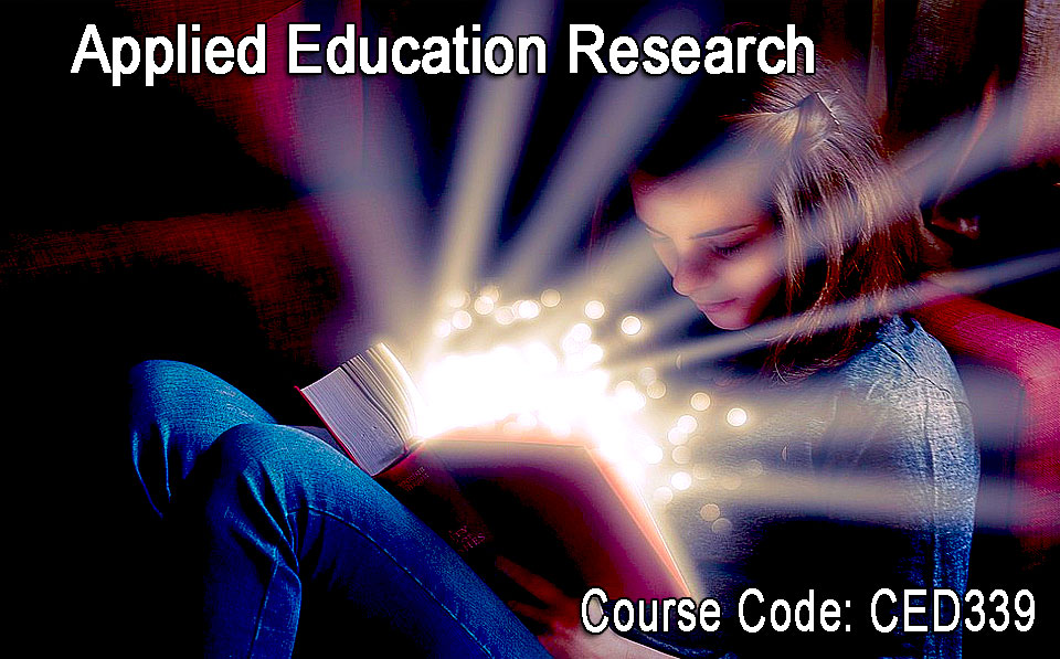 Applied Education Research Course Code: CED339 
Introduction to basic methods of Christian education research including the use of observation, interview, and program assessment with an emphasis on the development of critical thinking skills and writing. 
v4.oasissis.com/cgi-bin/v5/pub…