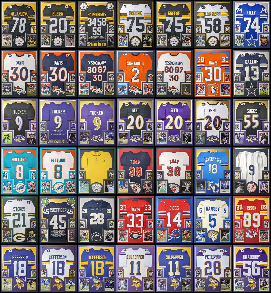 MVPAuthentics's tweet image. Just some #NewFrames we'll be getting up on the site shortly. #CustomFraming #JerseyFraming #BestInTheBusiness #MVPAuthentics