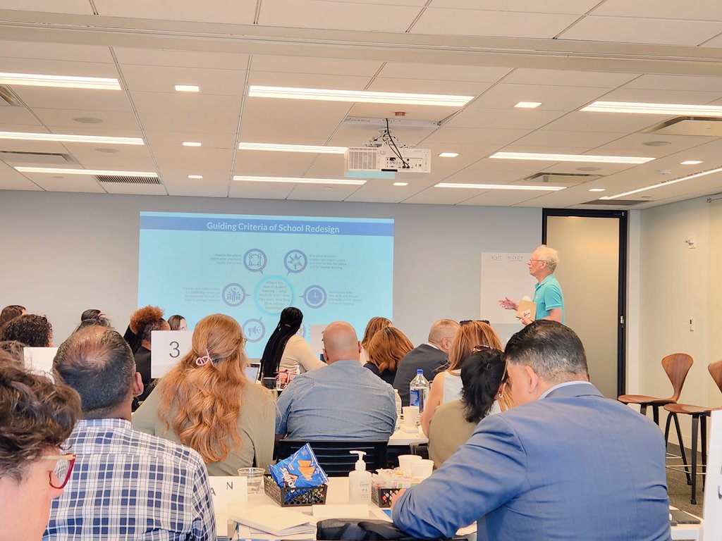 FutureReadyNYC's tweet photo. This week, we also started our week-long Summer Intensive for FRNYC Principals at @bankstreetedu Fellowship! On the first day, we heard from young early career professionals and FRNYC principals doing the work! #FutureReadyNYC #SchoolLeaders #SchoolRedesign https://t.co/kIeQ5E94v7