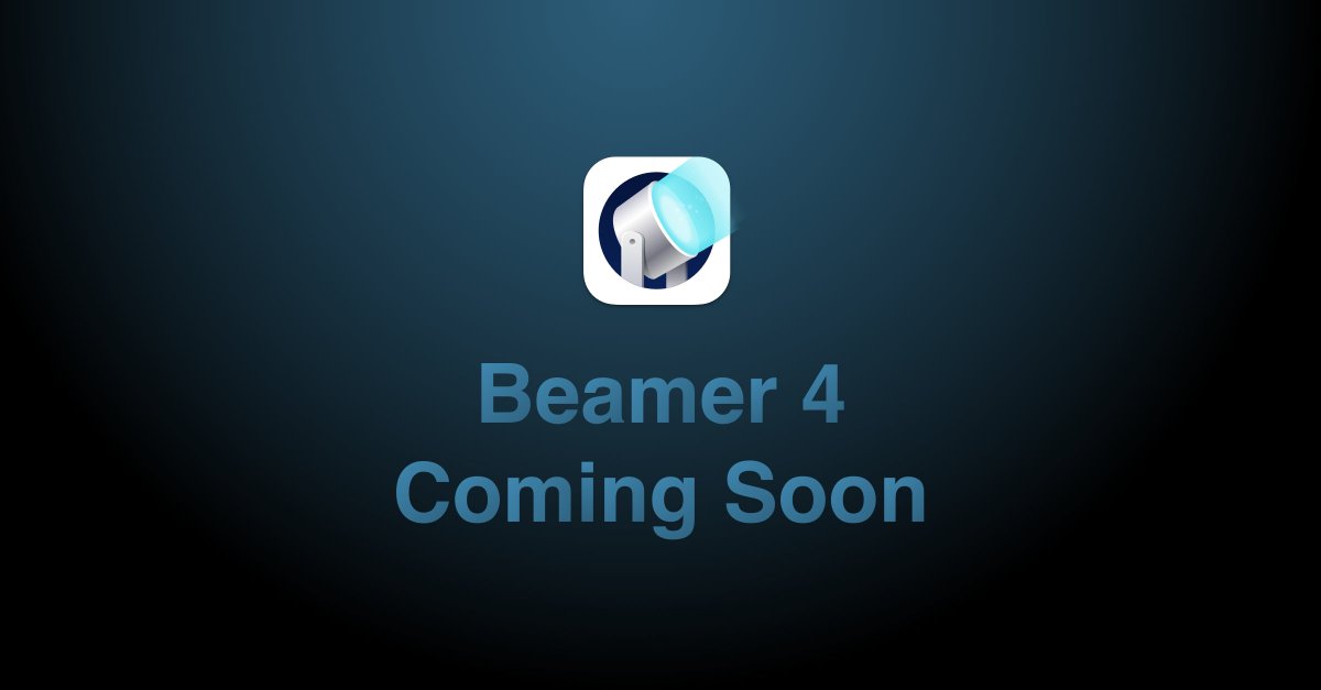 Beamer.app tweet media
