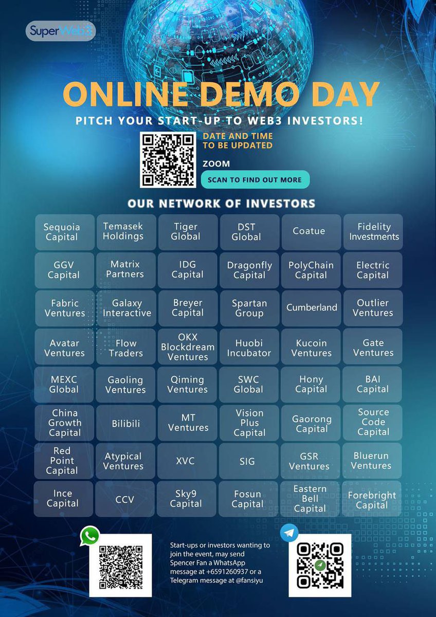 kryptostokz's tweet photo. News Update - We are excited to confirm participation at the Demo Day event in Singapore organized by SuperWEB3, on the 26 of July, 2023. We will have a great opportunity to pitch our project to seasoned WEB3 investors from around the globe. Stay tuned in here for details. https://t.co/JpeKx25L6t