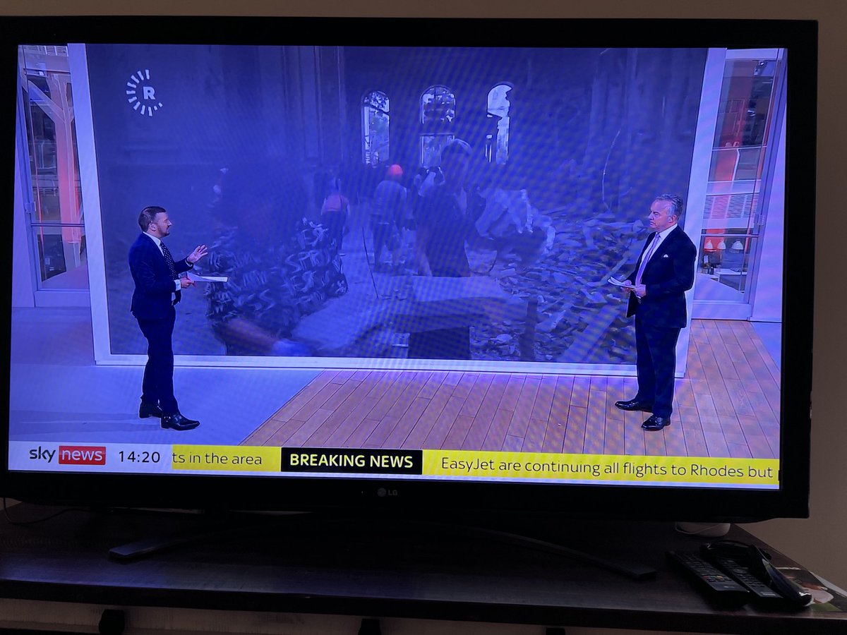 MartinGroves's tweet photo. I was watching Sky News this morning and a video was shown of people clearing rubble in a church in Ukraine. I’d like to know how a woman can hold two pieces of stone in one hand (probably at least 50-75lbs) and the 5 pieces of concrete on the other arm?  Fake news? https://t.co/cpix97swVj