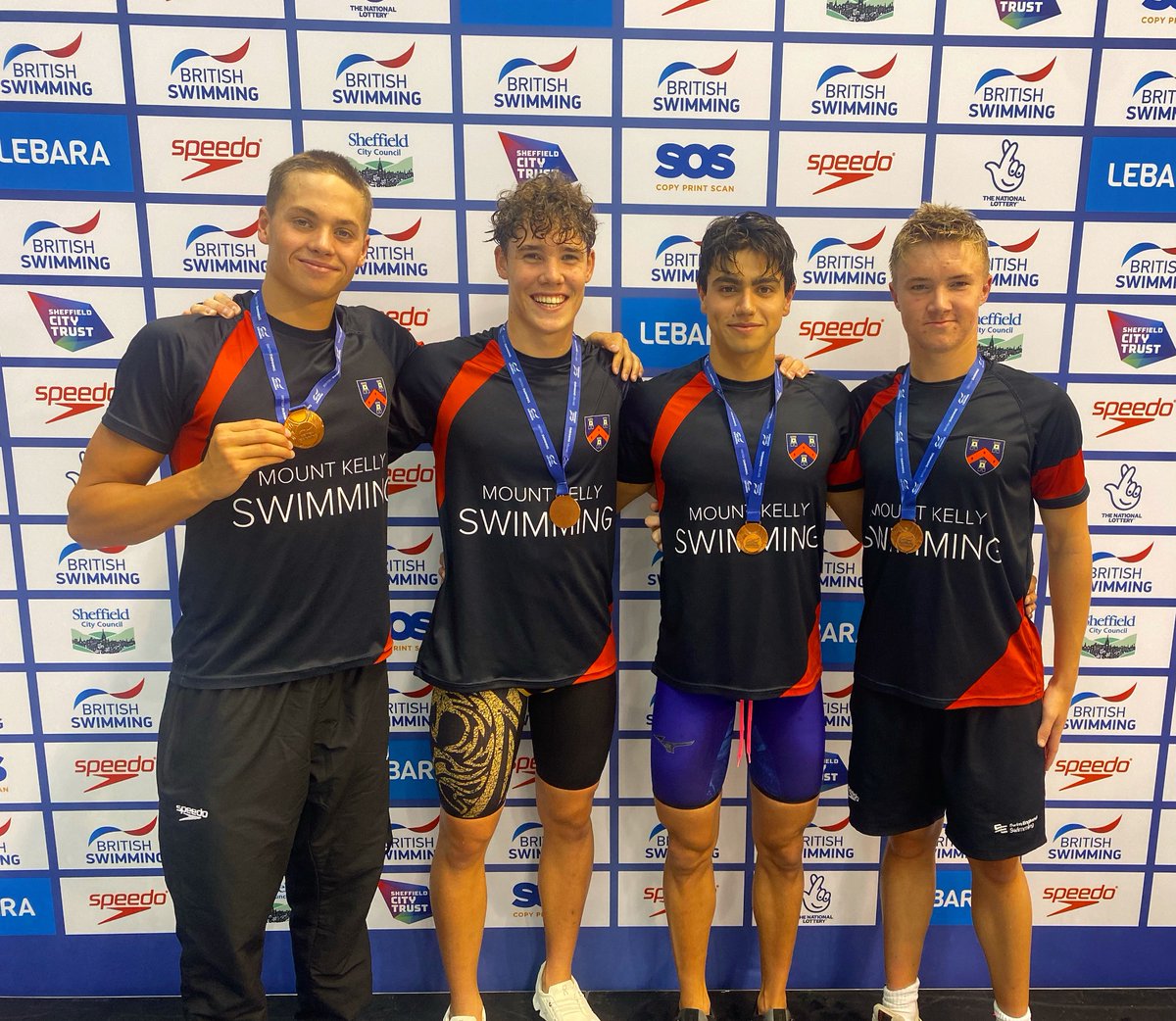 MountKellySwim's tweet photo. Brilliant Relay Bronze at BSC 2023 ๐ฌ๐ง๐ฅ๐ฅ
โ
Bronze Medal in 17+ Years 4x200m Freestyle
โ
10 second Open MK Record (7.29.29)
โ
Epic splits from Matt, Jonny, Riccardo & Ollie
#TeamMK #MKFamily #BSC2023 #MKWorldwide #Momentum #ThisTeamCan #LoveARelay #ImpossibleToIgnore https://t.co/uPwv54boHp