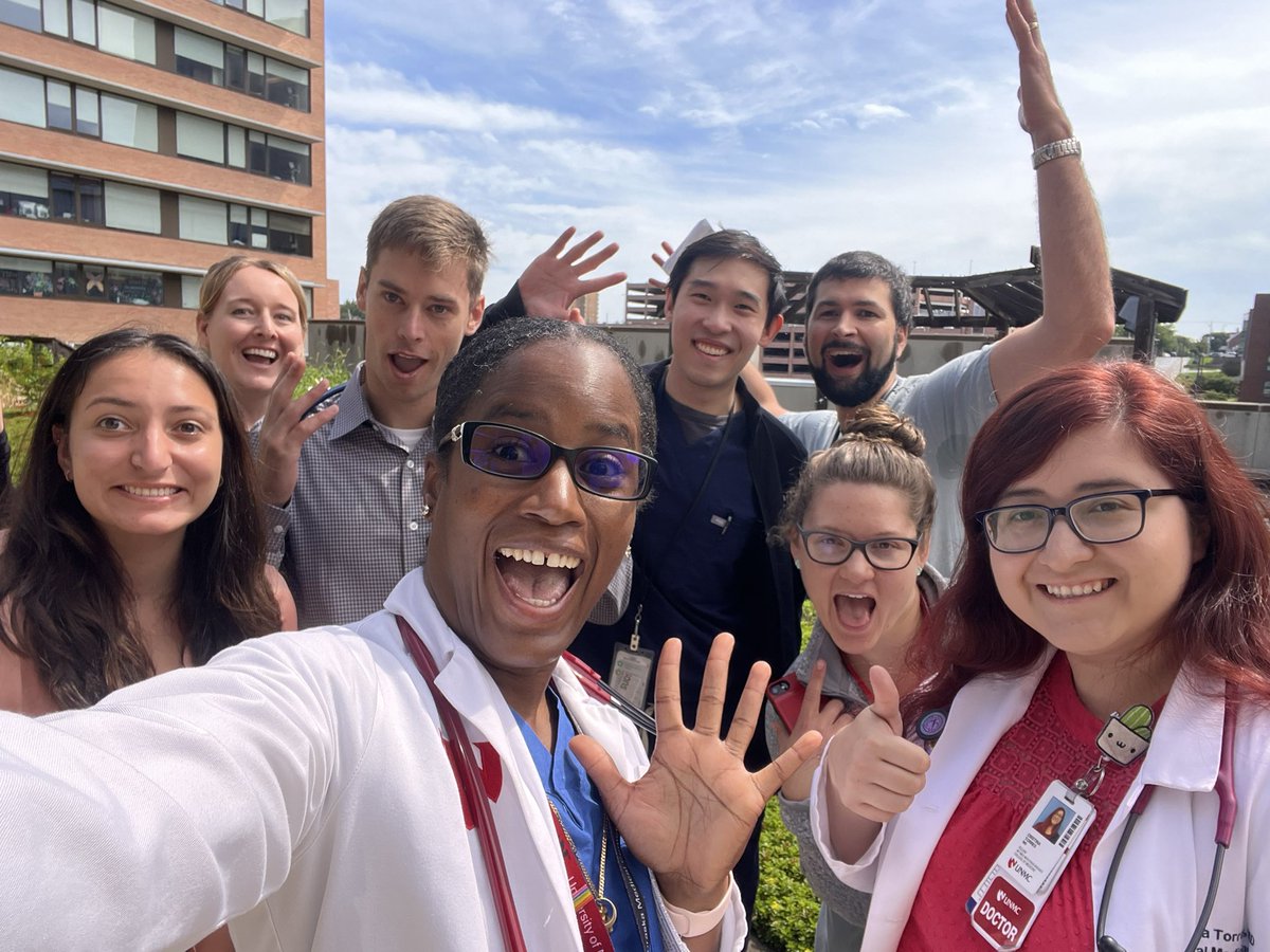 DrJRMarcelin's tweet photo. Back at it! My happy place is right here with these learners…it’s July, just finished on the @UNMC_ID #GenID service with amazing @UNMCIMResidency trainees and I loved every second of it! #SelfiesOnService @UNMC_IM @IDSAInfo https://t.co/niigEkGizn