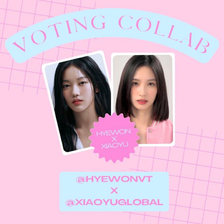 XIAOYUGLOBAL's tweet photo. [🗳️] VOTING COLLAB

We will be collaborating with @HYEWONVT for this voting round! Hyengels will vote for XIAOYU on Fancast &amp; SBS while we vote for Hyewon on Weverse. Post your proofs with #HyewonWithXiaoyu!

#XIAOYU #샤오위 #UNIVERSETICKET #유니버스티켓 #SBS #fnfentertainment https://t.co/S3VoTRgNi0