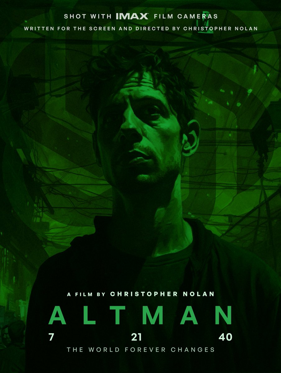smeeetwt's tweet photo. Altman – The world forever changed

Only in theatres // 7 21 40 https://t.co/djAsCdgSV4