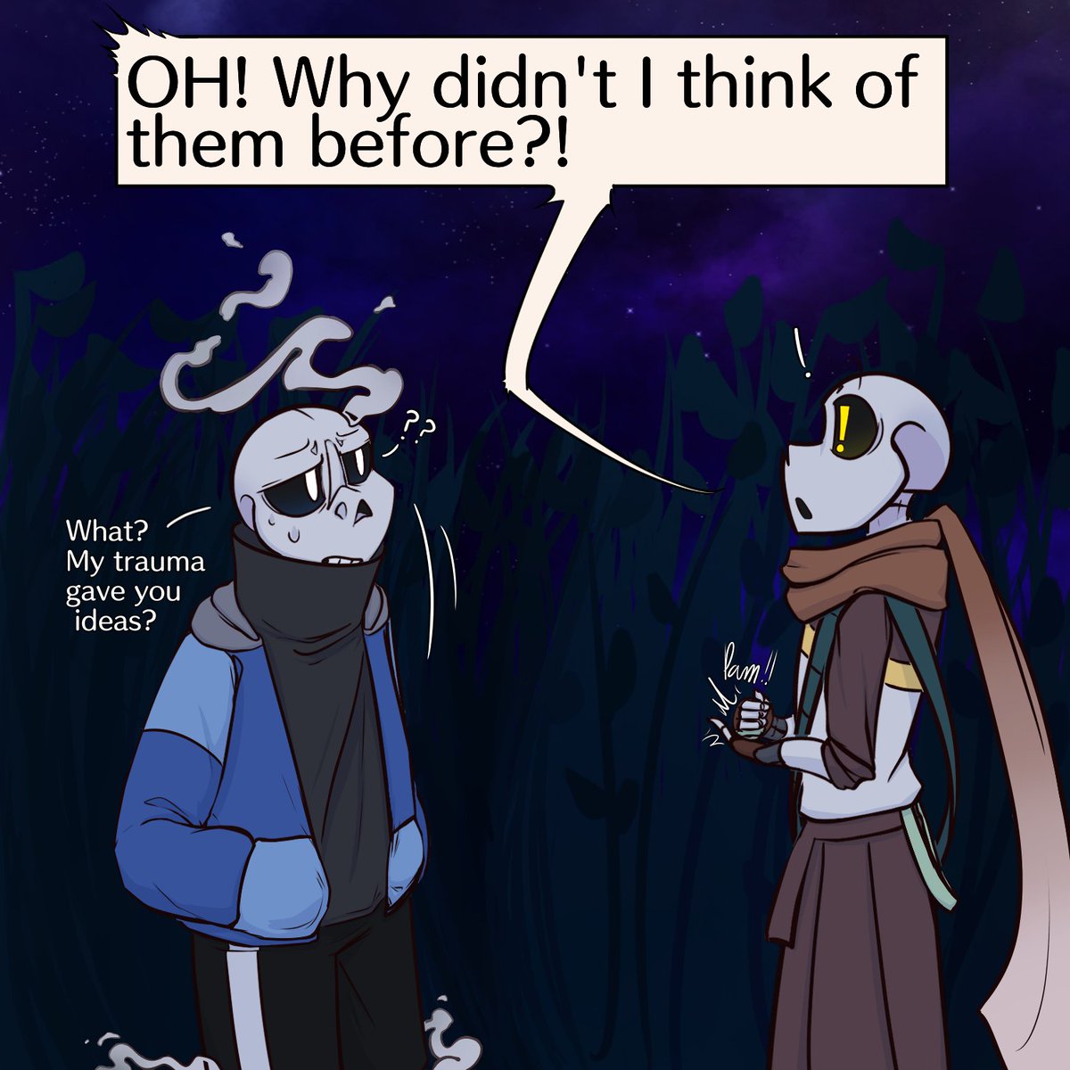 se_sans_'s tweet photo. SoulHunter, EP 38, #UndertaleAU comic
1/2
#undertale #undertale_AU #undertaleFanart #soulsans #souleatersans #souleatertalesans #sesans #souleatertale #setale #inktale #inksans #doodlesphere #sans #BipoUT #Bipotheskeleton #wrongtale #dustsans #Dusttale https://t.co/6mOGDnC9cE