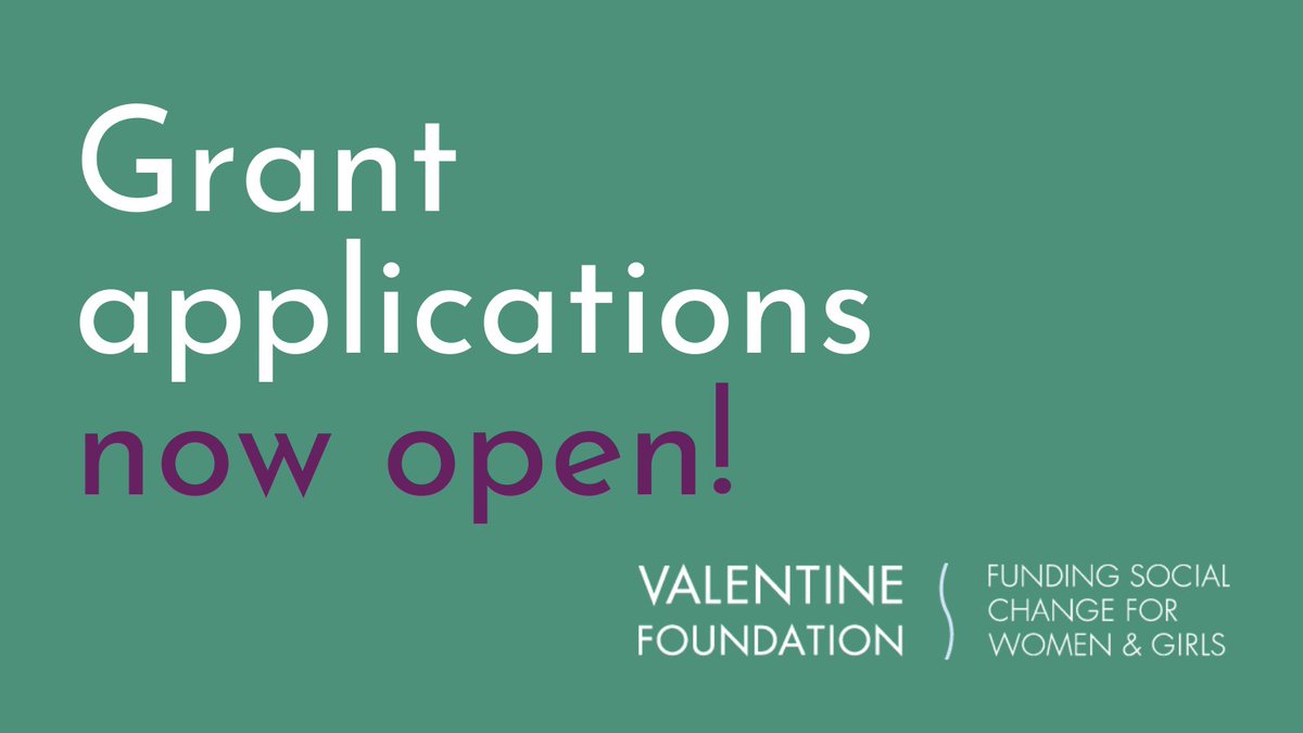 ValentineFdn's tweet photo. Letters of Intent (LOIs) for our Valentine Foundation #grants are now open, and due August 31.

Questions on how to apply? Join our virtual info session TOMORROW Wednesday July 26, at 10:00 am. 

Join here: https://t.co/Yx24jPiZm9 https://t.co/Te21FUyYCL