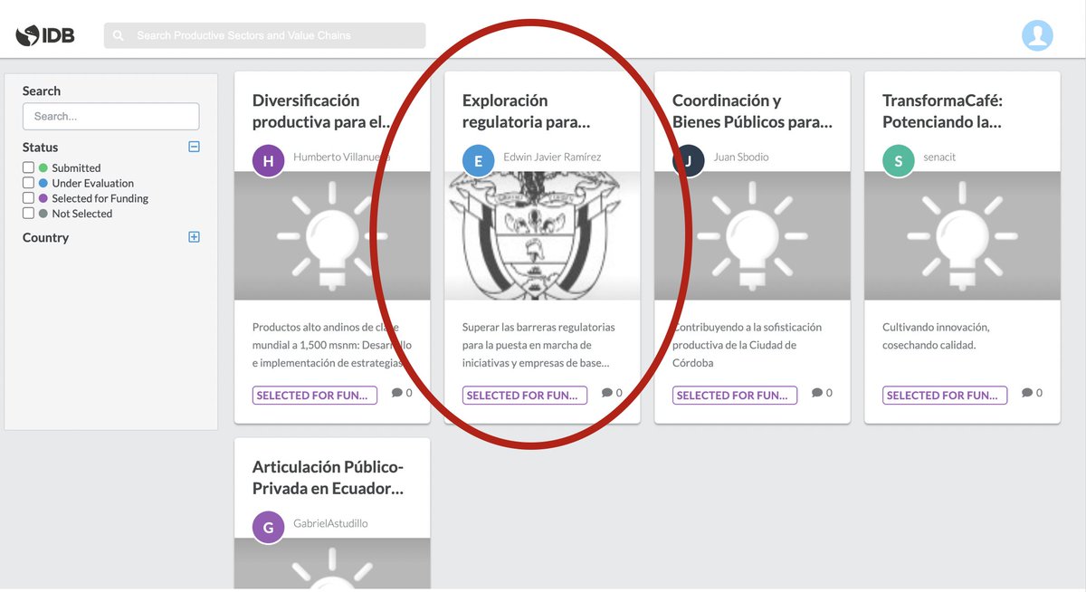 ejramirezr's tweet photo. ¿Exploración regulatoria para impulsar negocios innovadores? 🤔

Siiiiiiiii..... será una realidad en Colombia gracias al apoyo de la Iniciativa de Crecimiento Económico del @el_BID. Logramos destacar entre 57 propuestas de LATAM y ser una de las 5 que recibirán financiamiento 😃 https://t.co/qumFMU93uh