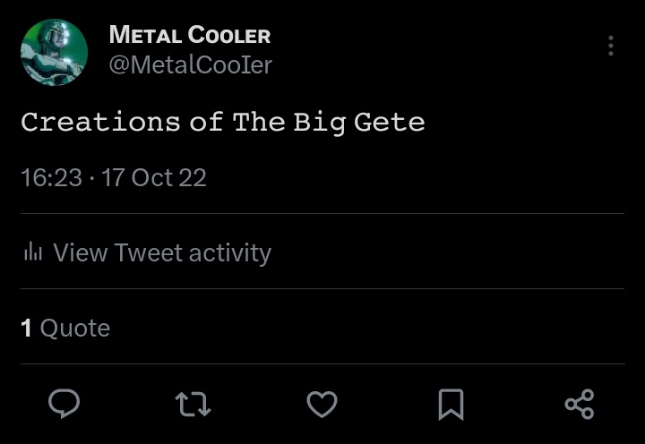 MetalCooIer's tweet photo. //Should look through media for some ideas, or just go the route of making Meta Versions of people he takes the energy of, like that Meta Super Saiyan thingy. https://t.co/Oc6j4PG8fr