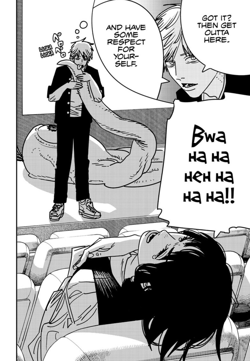 smoked_sanji's tweet photo. Is Fuji moto good?? Why he doin denji like this recently?? 🤣😭 #csm136 https://t.co/XQRcL82xNf