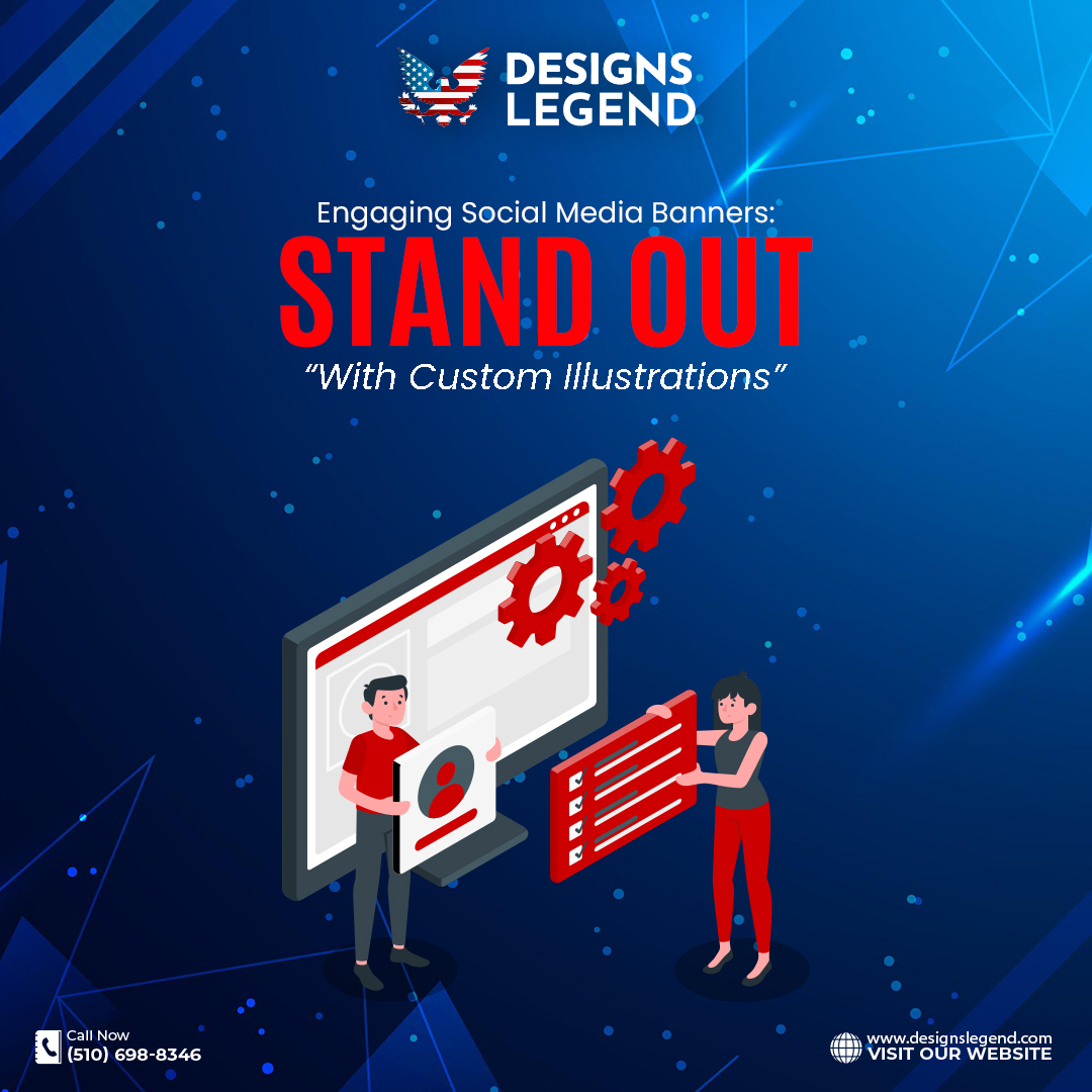 Engaging Social Media Banners Stand Out With Custom illustrations.

#SocialMediaBanners #CustomIllustrations #EngageYourAudience #StandOut #Designslegend

bit.ly/3QdCXTg