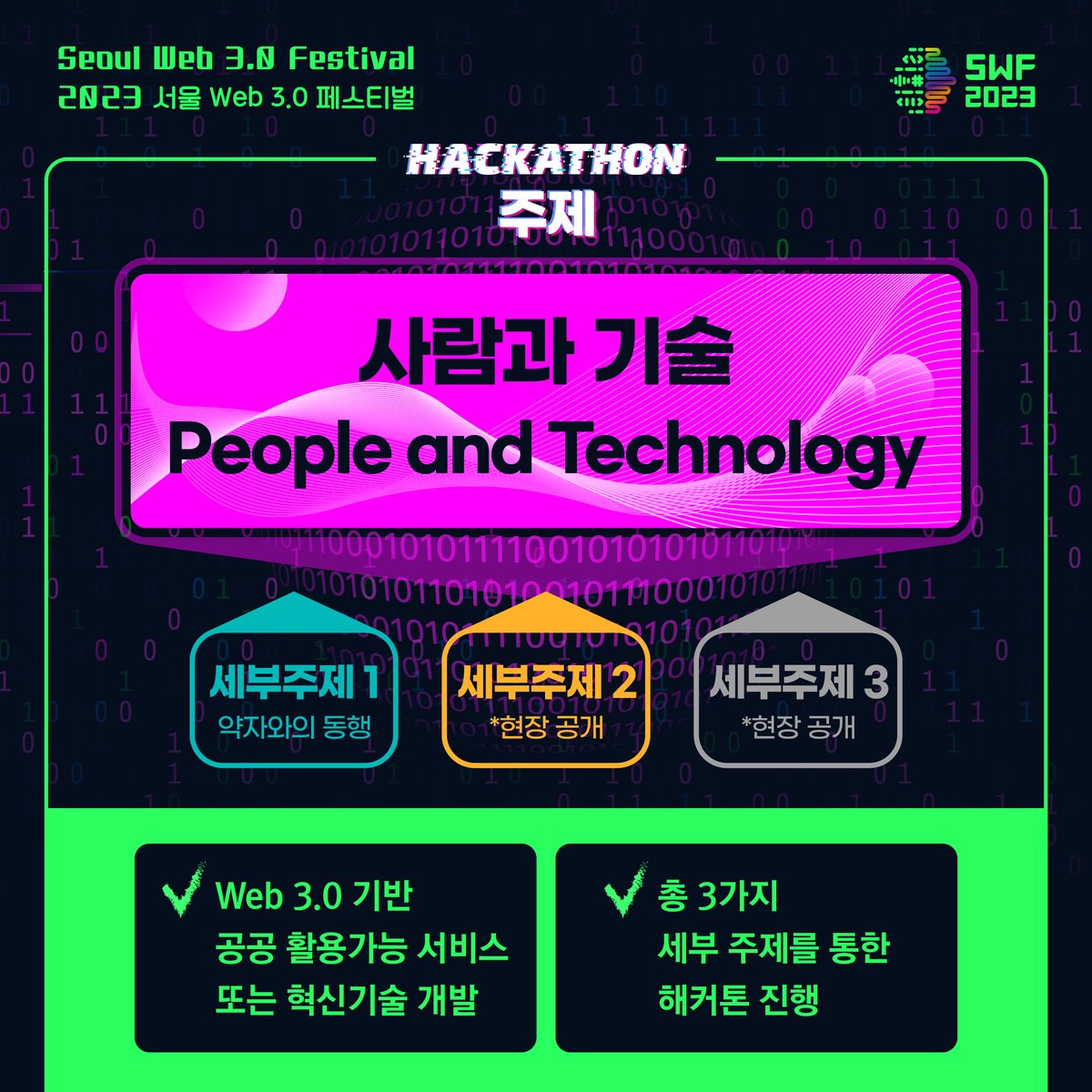 Seoul Web 3.0 Festival (@swfofficial) / Posts / X