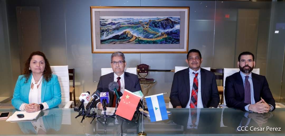 #LOULTIMO | Nicaragua y China anuncian la conclusión sustancial de las negociones del TLC.

Nicaragua y la República Popular China hicieron este el anuncio Oficial de la Conclusión Sustancial de las Negociaciones del Tratado de Libre Comercio (TLC).✊🏻🇳🇮🇨🇳⛩️

#China
#Nicaragua