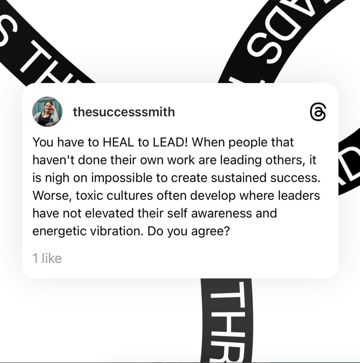 TheSuccessSmith's tweet photo. You have to HEAL to LEAD! When people that haven't done their own work are leading others, it is nigh on impossible to create sustained success. Worse, toxic cultures often develop where leaders have not elevated their self awareness and energetic vibration.

Leadership is tough. https://t.co/34kL5gC2MY