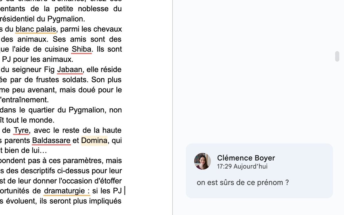 ClemenceBoyer's tweet photo. Parfois, en tant qu'éditrice, je dois poser les bonnes questions... https://t.co/3Oh8NdwlrX