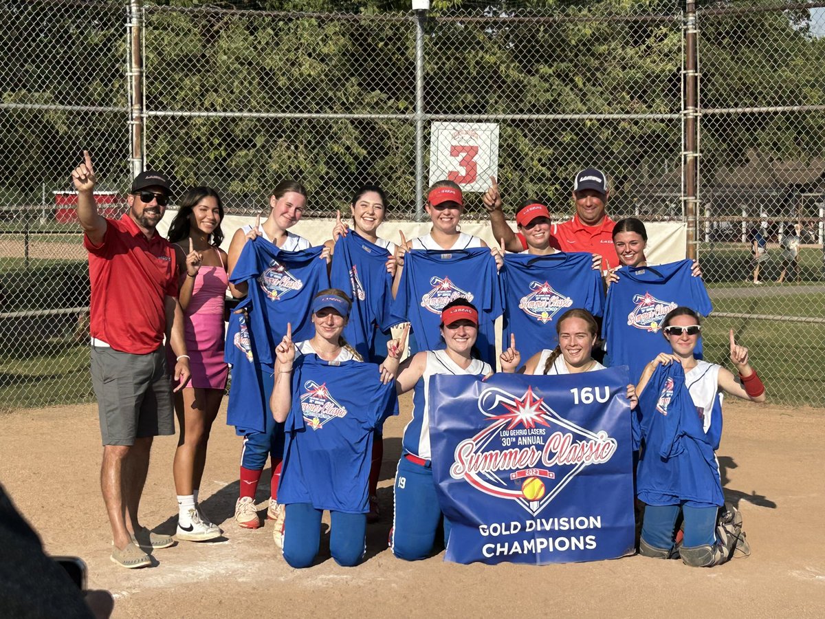 Great ending to our season🥎Lou Gehrig 16U Gold Division Championship #SOFTBALL #Champions #pitcher