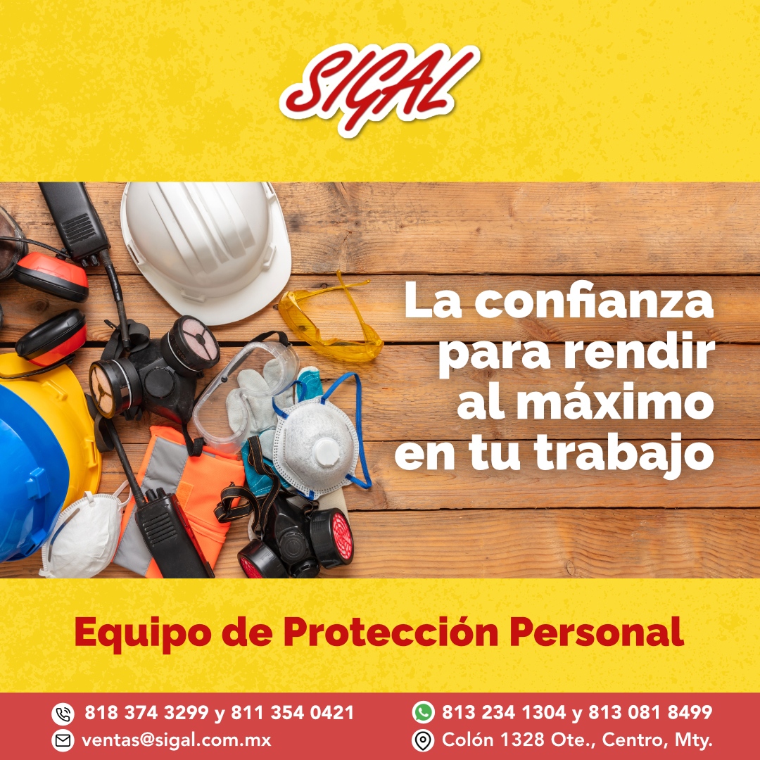 SIGALSeguridad's tweet image. 🛡️ Tu primera línea de defensa: El Equipo de Protección Personal (#EPP). En #Sigal sabemos que la seguridad es lo más importante en tu entorno laboral. Por eso, te ofrecemos una amplia selección en equipamiento de calidad para protegerte en cada paso que das. 💪🔒