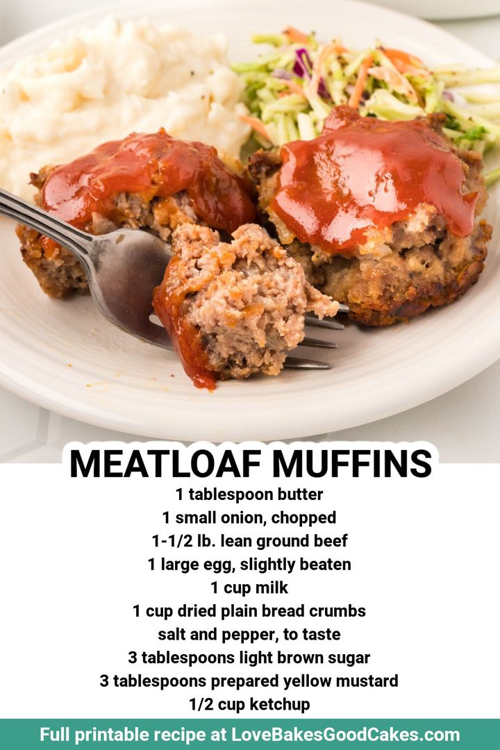 RECIPE - buff.ly/2MrGj63 
These Meatloaf Muffins are perfectly sized, and they bake up quickly! Who says comfort food can’t be quick and easy?! Perfect for a weeknight meal!