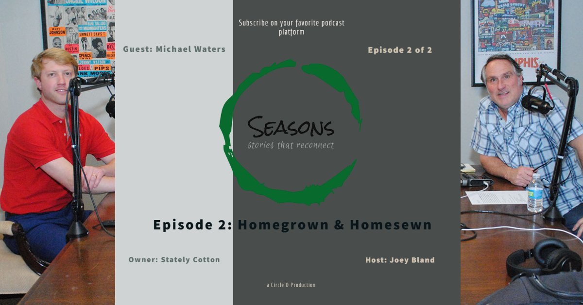 In our 2nd episode with Stately Cotton Founder, Michael Waters, we discuss his hand-picked cotton selected for manufacturing of his products and goods. buzzsprout.com/2156479 <a href="/bluedeltajeans/">Blue Delta Jean Co.</a> <a href="/cmdsmemphis/">CMDS Memphis</a> @briarcrest <a href="/UArkansas/">University of Arkansas</a> <a href="/arkansasalumni/">Arkansas Alumni Association</a>