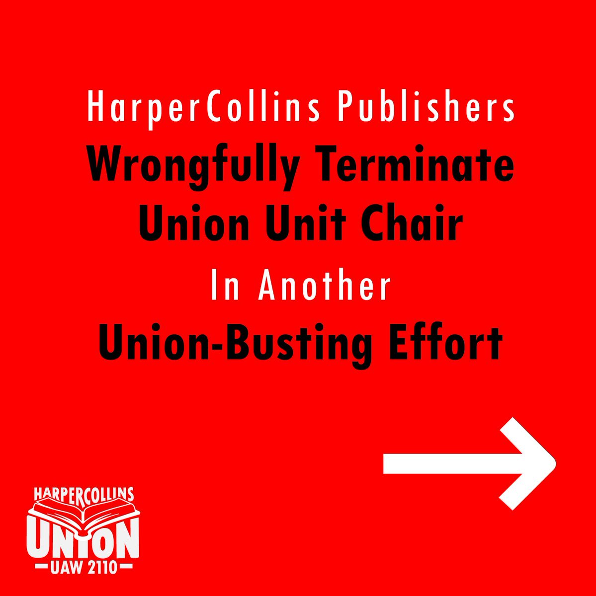 The fight against union-busting never ends. #ReinstateStephanie