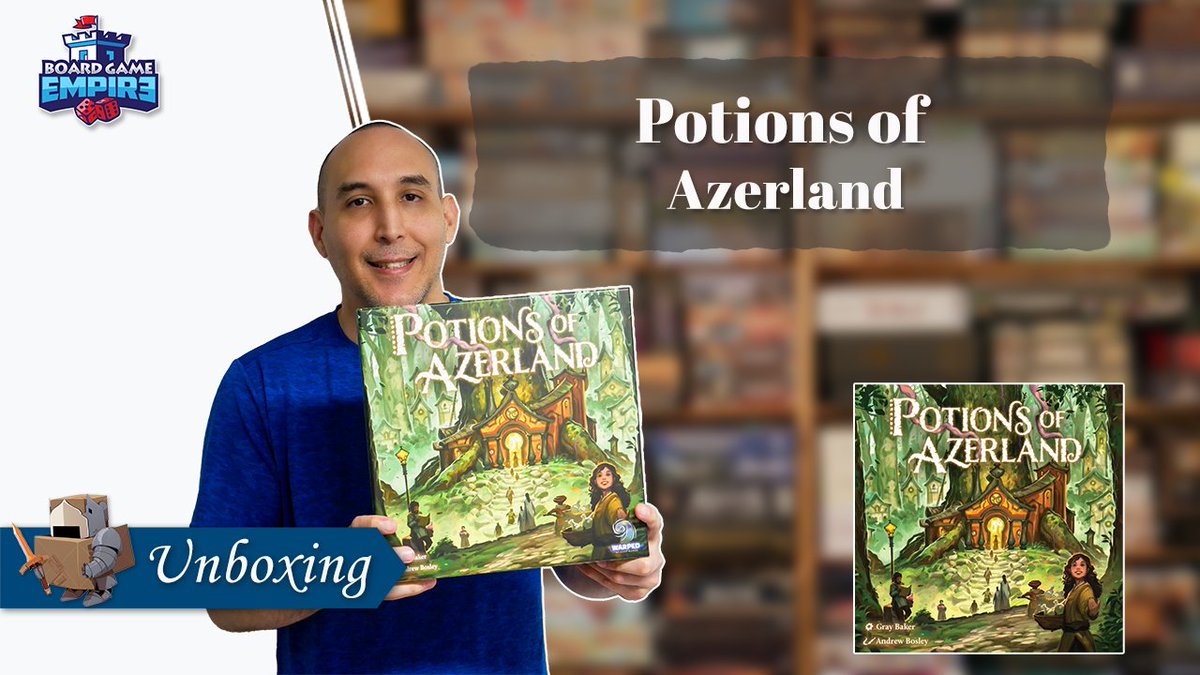 Potions of Azerland Unboxing youtube.com/watch?v=6gFNTQ… #boardgameempire #Review #TopGames #BoardGames #PotionsofAzerland #WarpedRealityGames #BGG #boardgamenight #boardgamenights #boardgameaddict #boardgamegeeks #boardgameday #boardgamecommunity #gamenight #tabletopgame